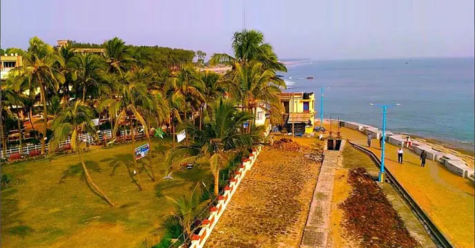 Digha sea beach in Digha town