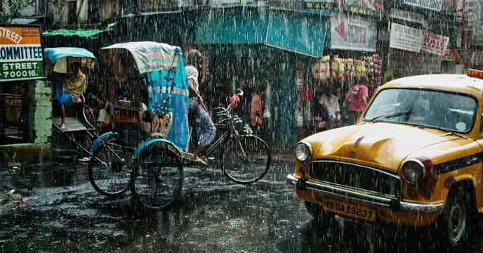 kolkata rain