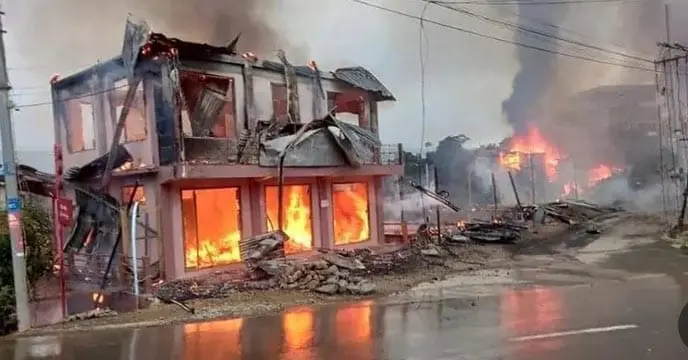 Myanmar Democratic force versus military clashes