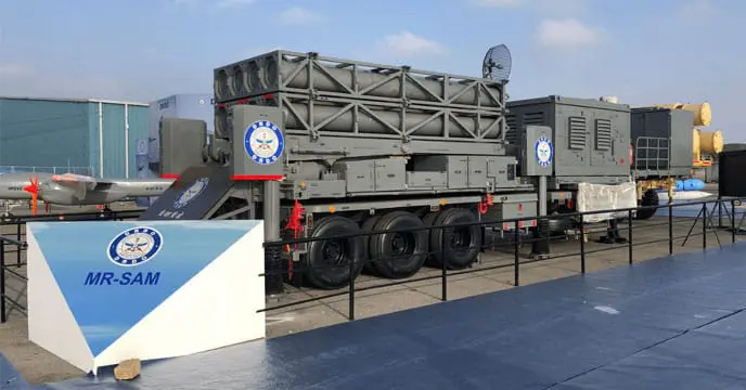 air defence missile (MRSAM) System was handed to Indian Air Force
