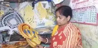 traditional art of goddess durga now faccing problems