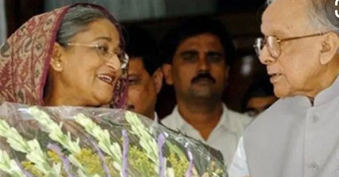 Sheikh Hasina with joyati basu