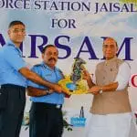 Today the air defence missile (MRSAM) System was handed to Indian Air Force at an induction ceremony in Jaisalmer
