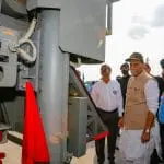 Today the air defence missile (MRSAM) System was handed to Indian Air Force at an induction ceremony in Jaisalmer