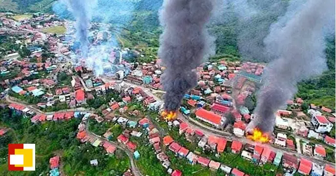 Myanmar military attack started on rebel force controlled chinland states