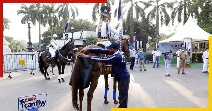 Kolkata police horses