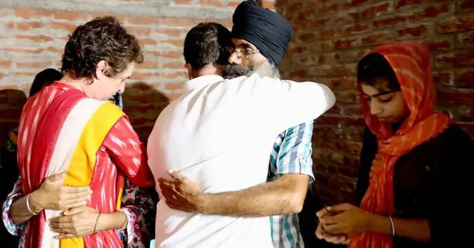 Rahul and Priyanka Gandhi arrive at Lakhimpur Kheri