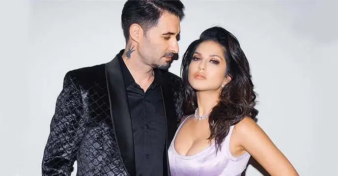 Sunny Leone with husband Daniel