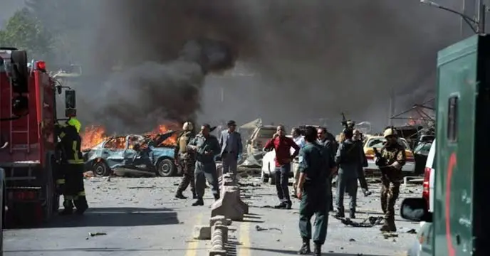 blast in afghsn mosque