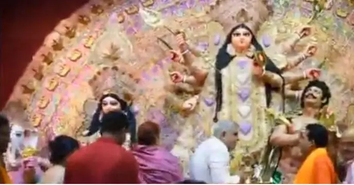 Kolkata Rajbhawan durga puja