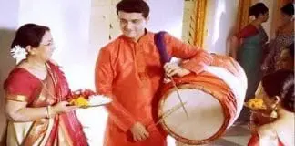 durga Puja in saurav ganguly