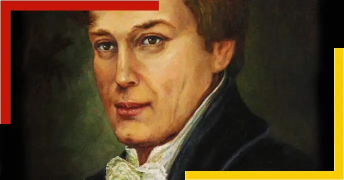 Russian writer Gerasim Stepanovich Lebedev