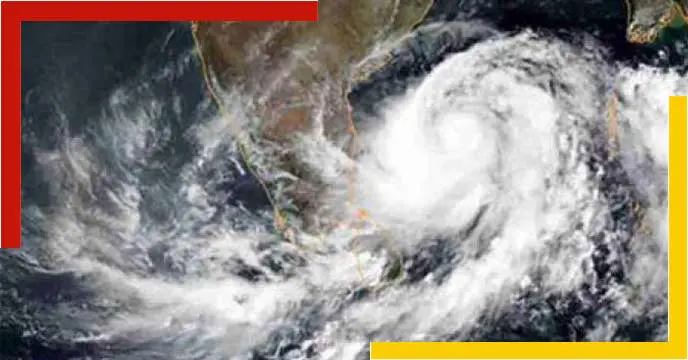 low pressure in the Bay of Bengal