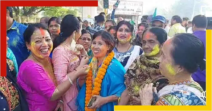 Bjp masive win in tripura municipal election