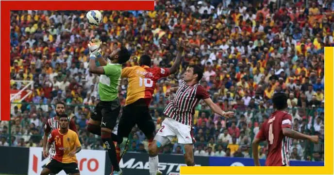 Mohun Bagan against East Bengal