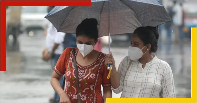 Heavy rains with low pressure in the city of Kolkata