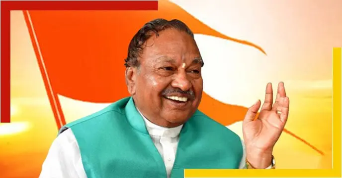 Rural Development and Panchayat Minister KS Eshwarappa