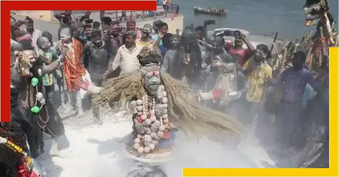 varanasi holi is played with the ashes of the cheetah