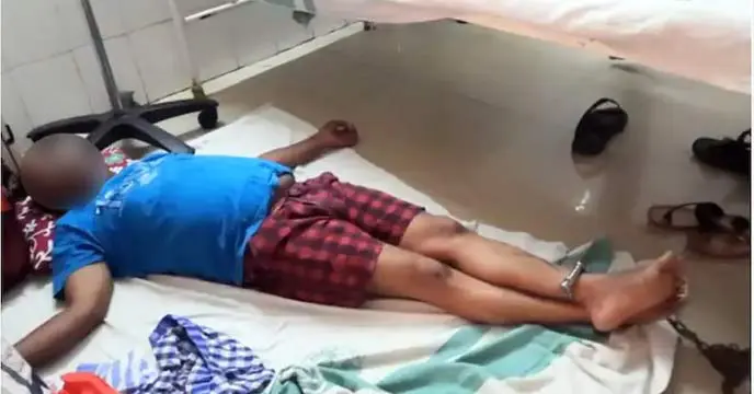 Journalist was chained