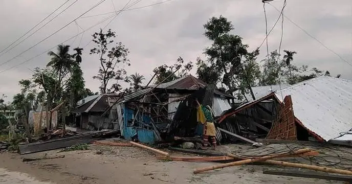 North Bengal was ravaged by the Kalbaishakhi storm