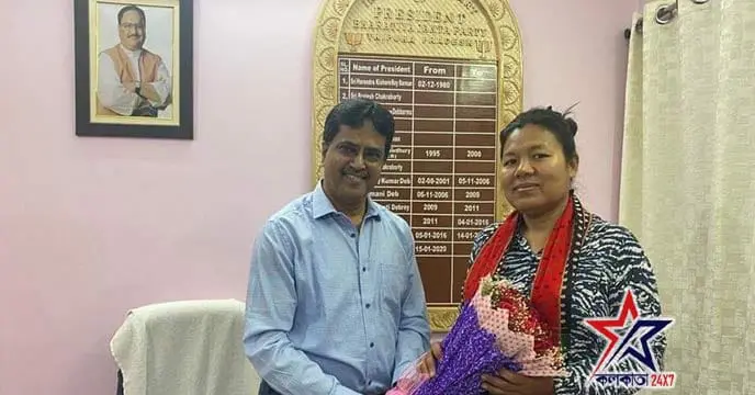 patal kanya Jamatia joined the Tripura BJP