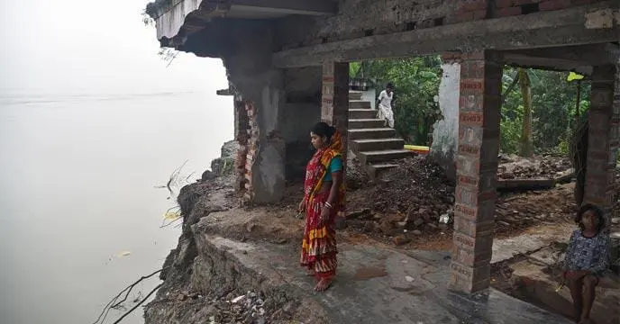 Malda,Schools ,sunk, Ganga, studies