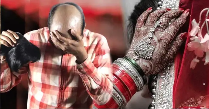bride-ran-away-the-marriage-when-finding-groom-to-be-bald