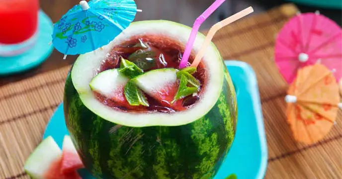 Make delicious watermelon crush at home