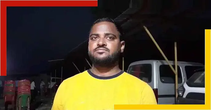 Congress candidate Mithun Kandu