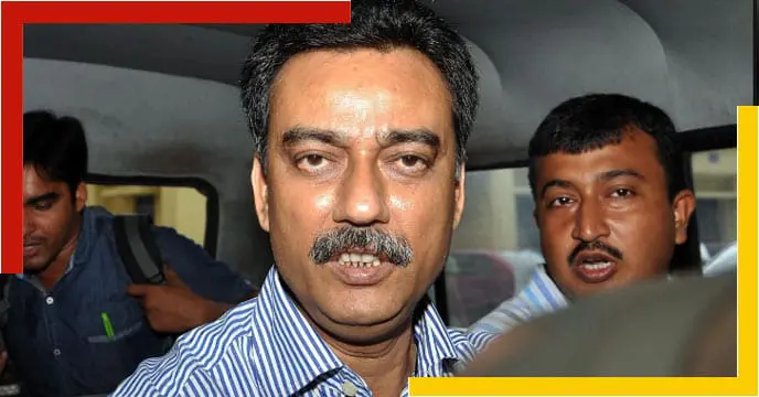 Debabrata Sarkar, East Bengal Club official, speaking to the media