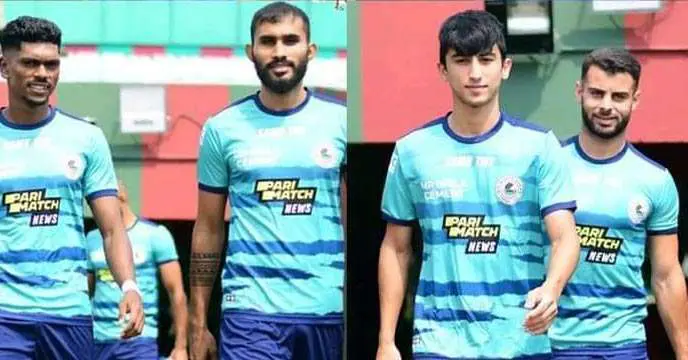 green-maroon camp started the first practice of the season on Mohun Bagan Day