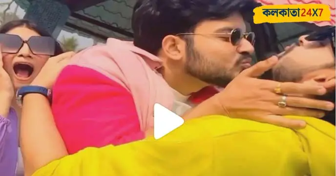 Viral actor Neel kisses a boy