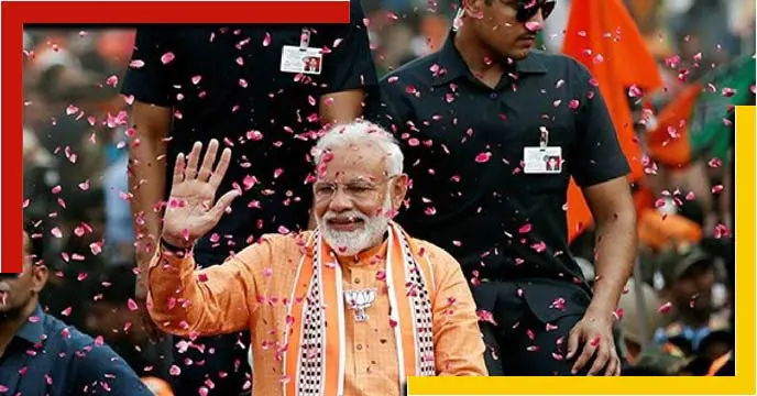 Prime Minister Narendra Modi addressing the nation.