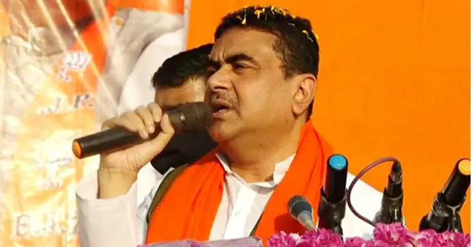 BJP Takes to the Streets Against Corruption; Suvendu Leads Vijay Sankalp Yat