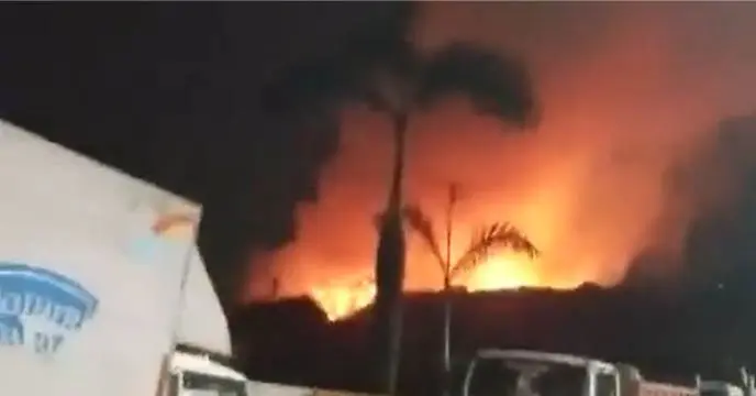 Turbhe dumping yard in Navi Mumbai