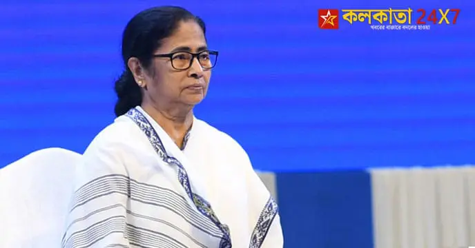 A photograph of Mamata Banerjee, Chief Minister of West Bengal, India