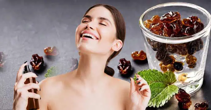 Raisin Toner: a natural homemade remedy to combat aging skin