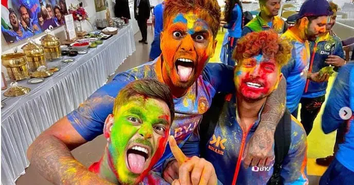 Team India Holi