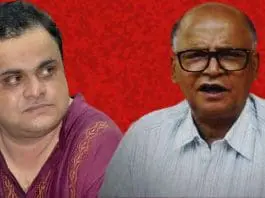 Bratya Basu with Robindra Deb