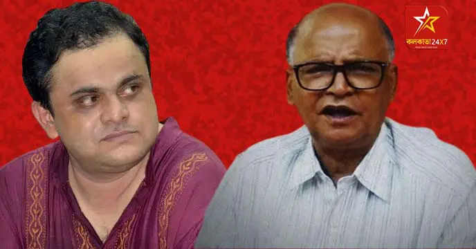 Bratya Basu with Robindra Deb