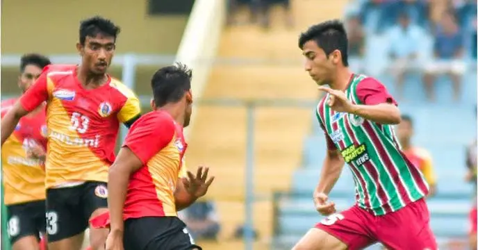 East Bengal Captain Arpan Polle Celebrating Victory over Mohun Bagan in the Reliance Development League