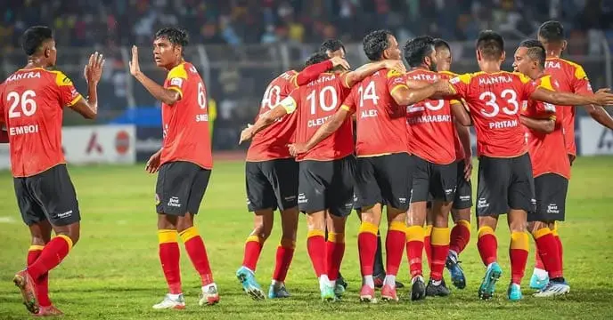 East Bengal Reserves Football Team in action