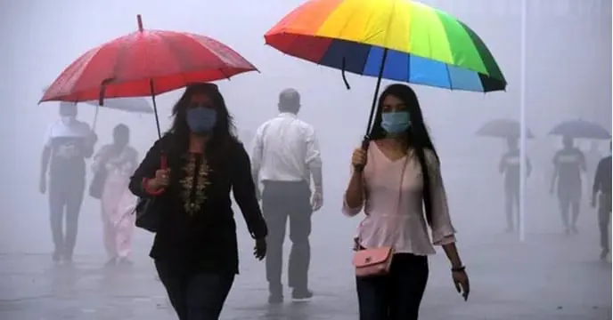 Record-breaking March rain in India