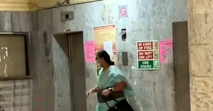 Ratna Chakraborty Bagchi appearing before ED in recruitment corruption case.