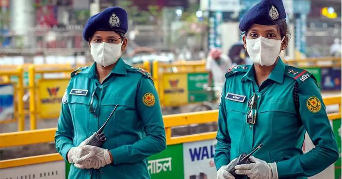 Dhaka Police on Alert