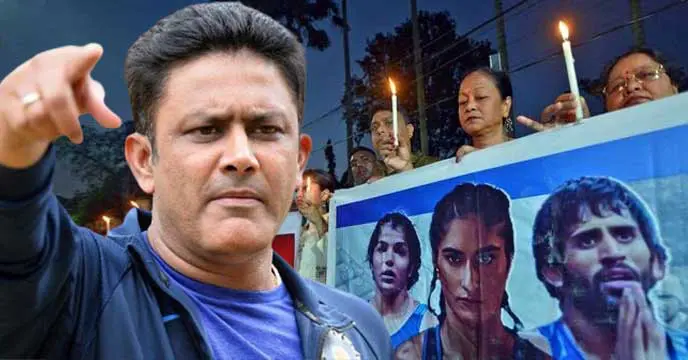 Anil Kumble Voices Support for Wrestlers' Protest