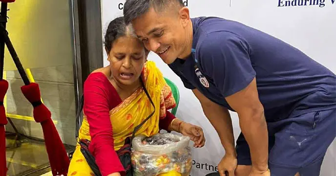 Lozenge Mashi sunil chhetri