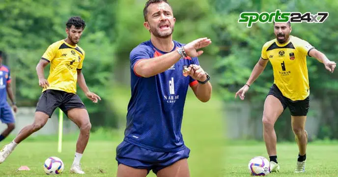 Inter Kashi FC pre-season practice