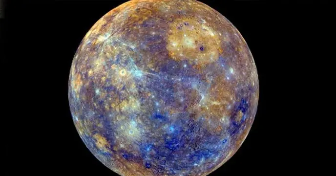 Craters on Mercury