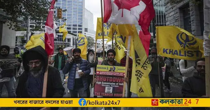 Vancouver Protest Outside Indian Consulate by Khalistani Supporters